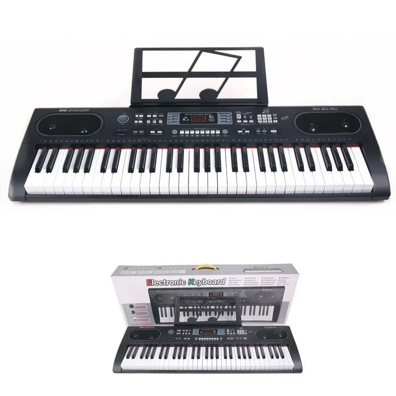 61 Keys Electronic KEYBOARD Piano with Microphone Piano - Image 2