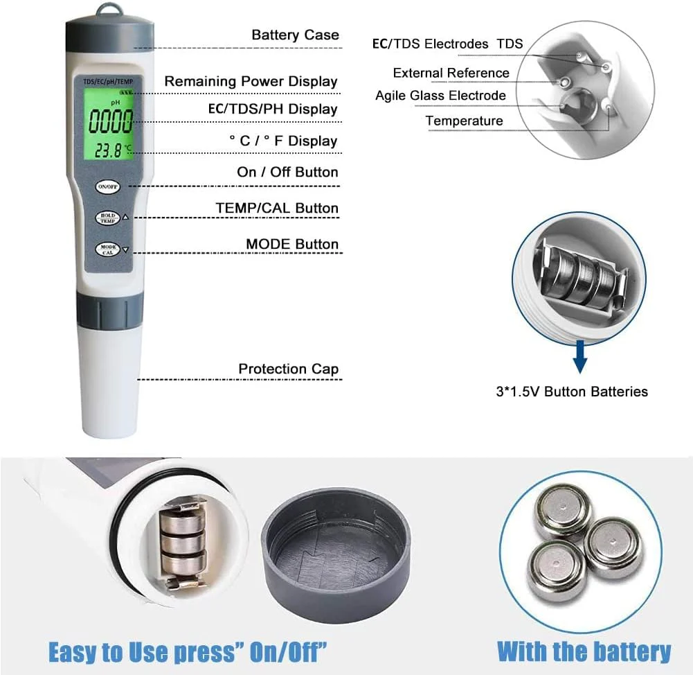Digital pH Meter - TDS Tester - Image 4