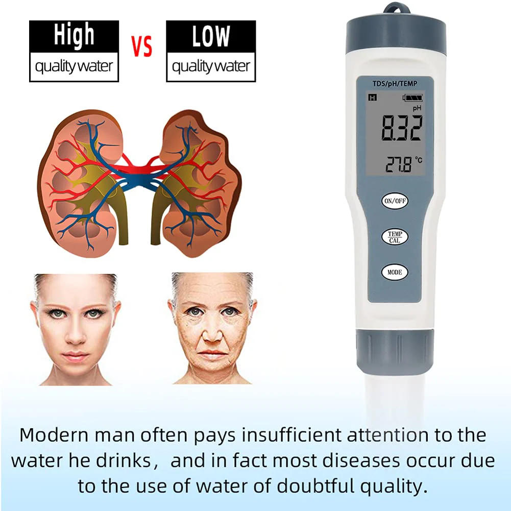 Digital pH Meter - TDS Tester - Image 9