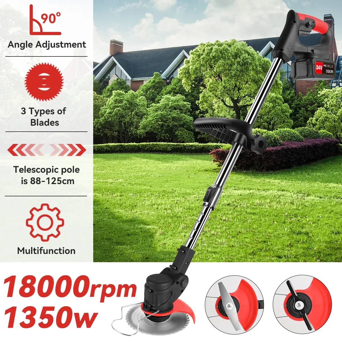 Weed Eater and Grass Trimmer Lawn Mower - Image 17