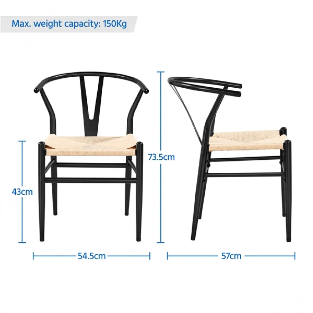 6pcs Weave Dining Chairs - Image 4