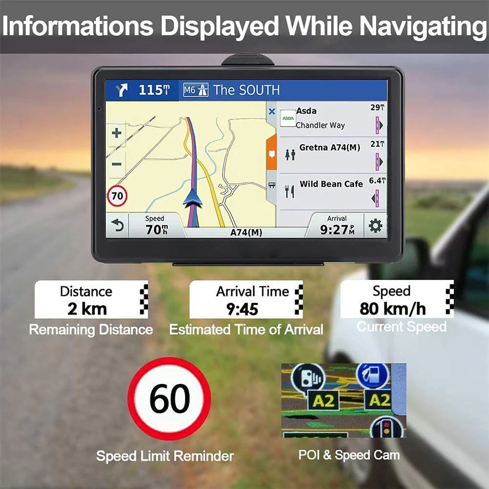 7" Car GPS Navigation - Image 4