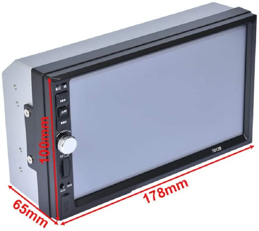 7" Double DIN Car Stereo Bluetooth MP5 Player - Image 9