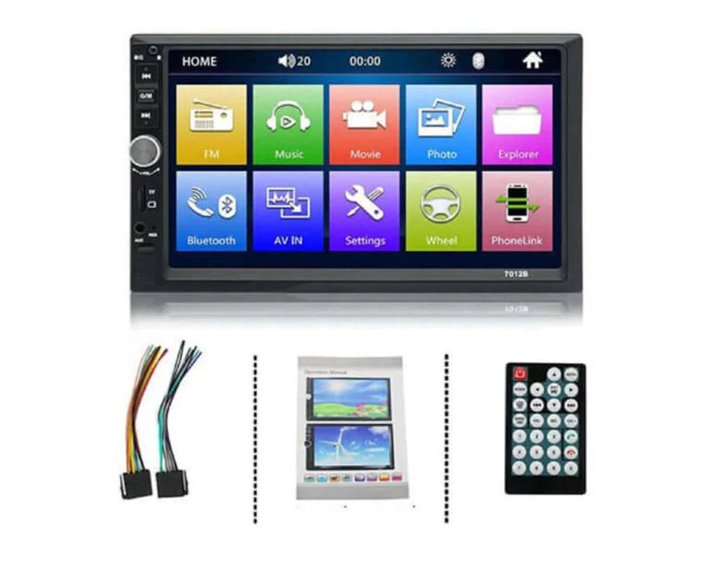 7" Double DIN Touch Bluetooth Car Stereo - Image 9