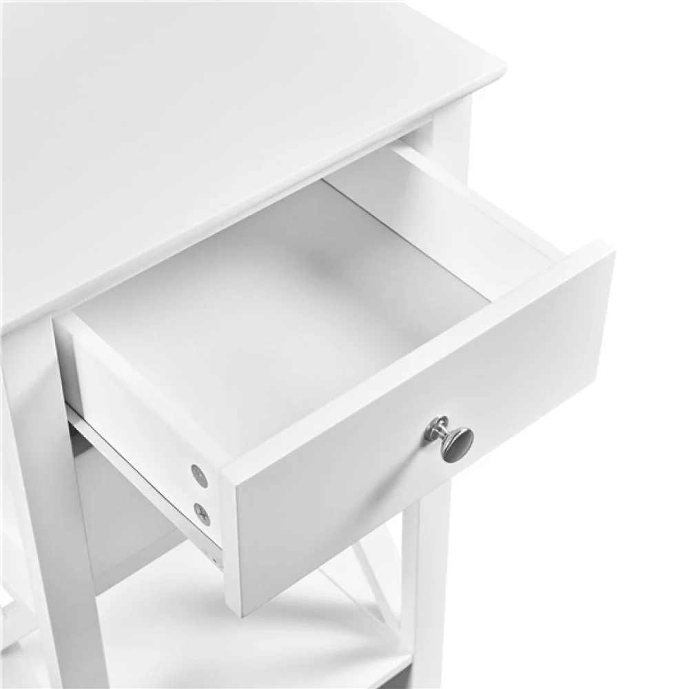 70cm Tall Bedside Table End Table - Image 9