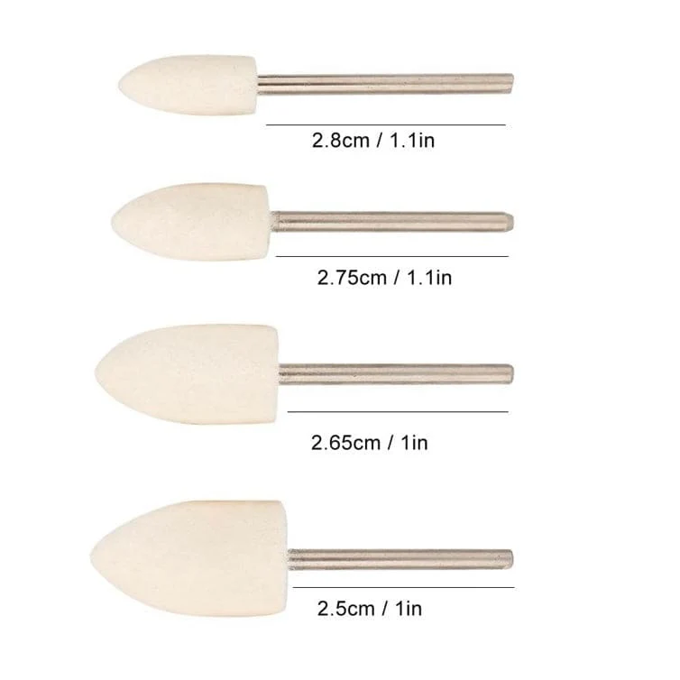 8 Piece Conical Head Polishing Bits - Image 3