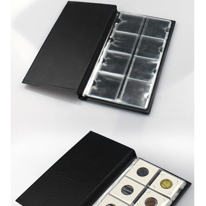 80 Cardboard Coin Holder Album with 10 pages - Image 2