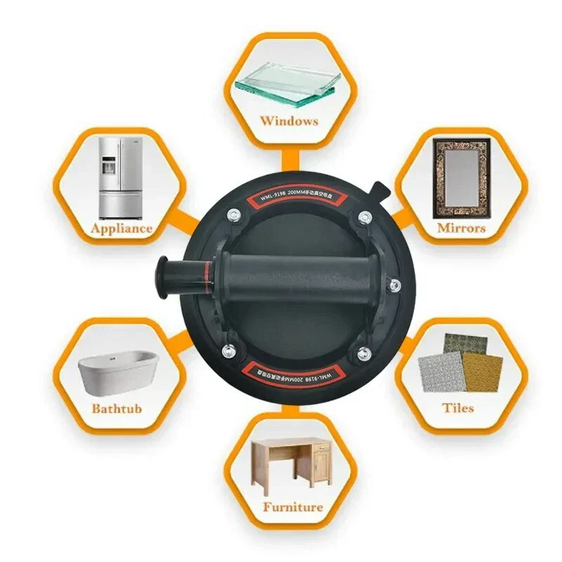 8inch Vacuum Suction Cup 160kg Bearing Capacity - Image 10