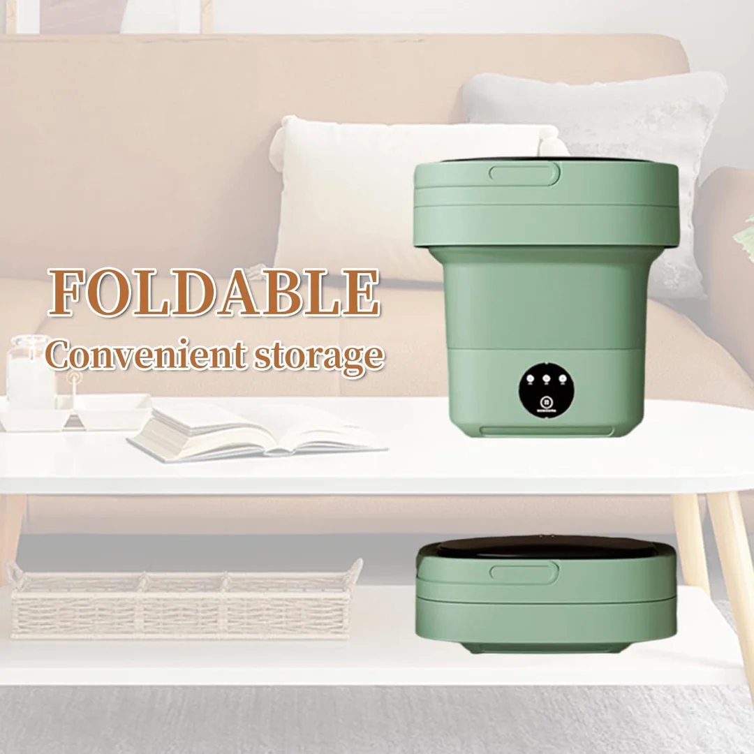 8L Foldable Washing Machine Mini Cloths Laundry Machine - Image 2