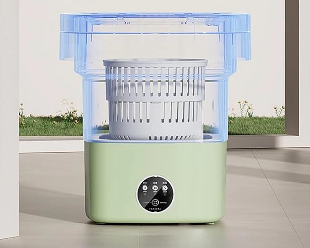 8L Foldable Washing Machine Mini Cloths Laundry Machine - Image 3