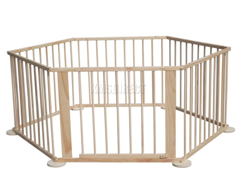 8PC WOODEN BABY PLAYPEN - Image 7