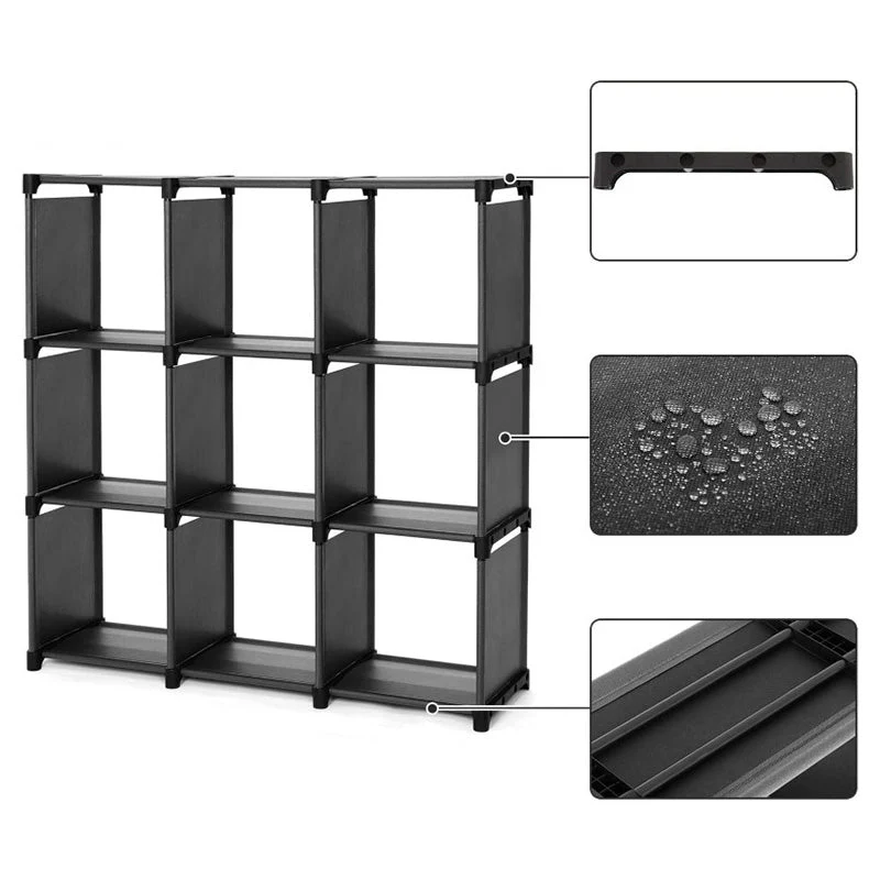 9 Cube Modular Storage Shelves Bookshelf - Image 4
