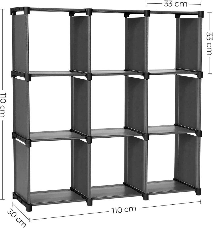 9 Cube Modular Storage Shelves Bookshelf - Image 5