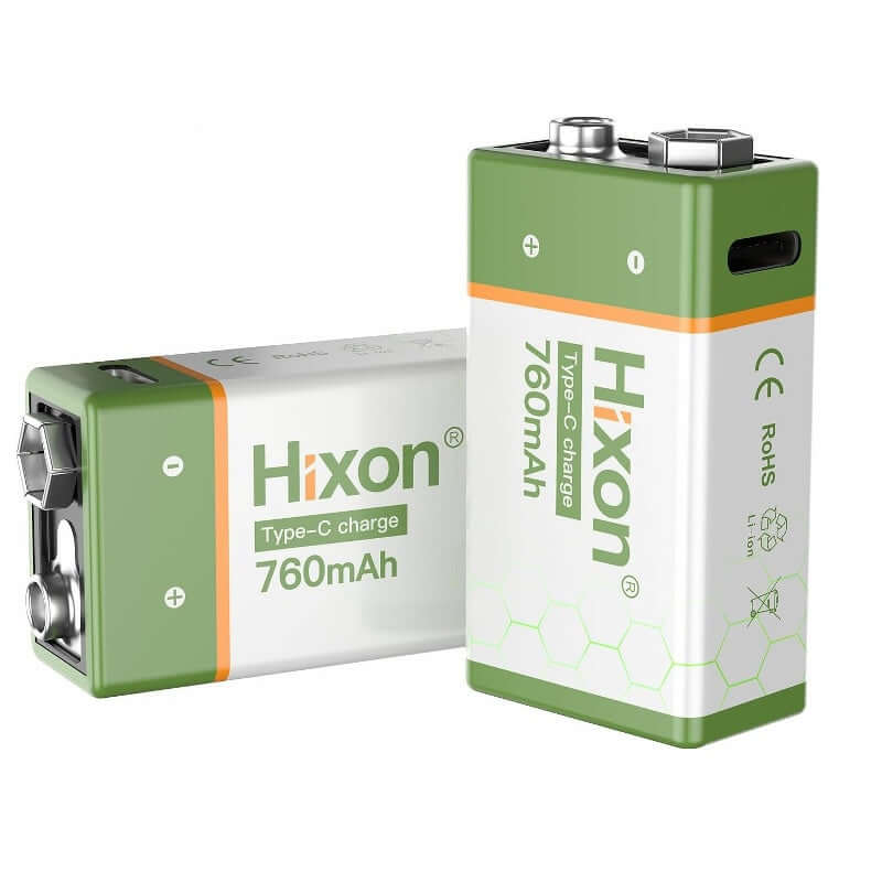 9V Li-ion 760mAh USB Rehcargeable battery 2 Packs - Image 2
