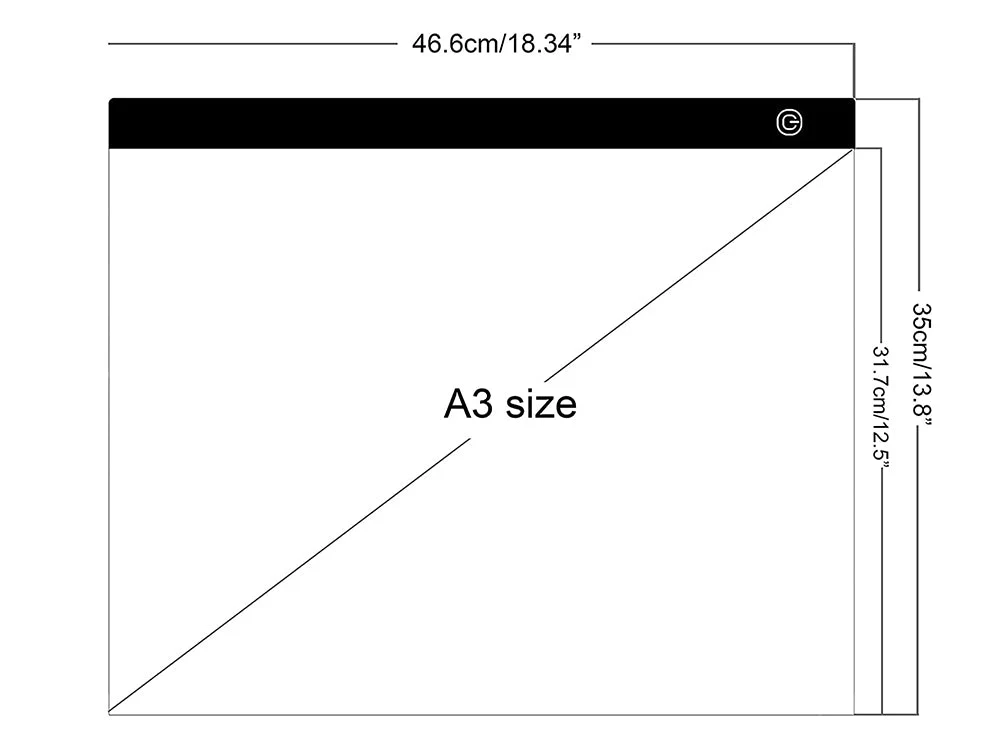 A3 LED Copying Board - Image 5