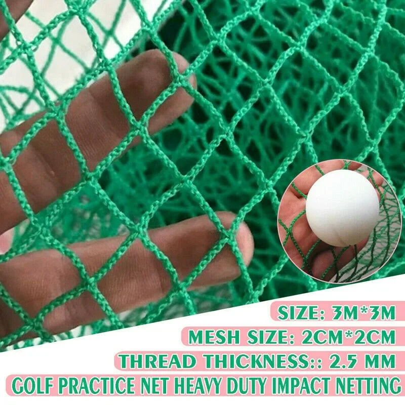 3x3M Golf Practice Net Golf Training Mesh Netting - Image 9