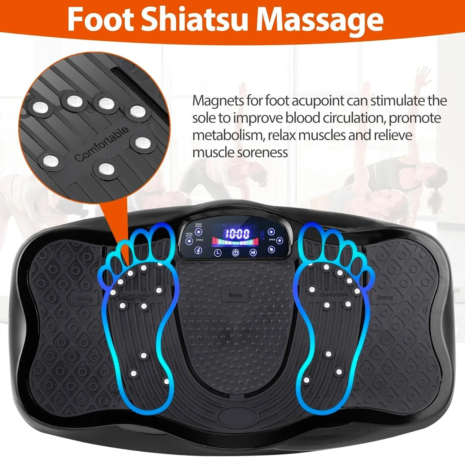 Vibration Plate Lymphatic Drainage Machine for Weight Loss - Image 8