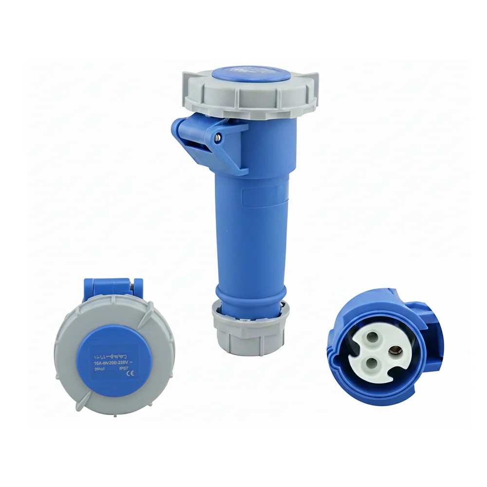 Caravan Lead Connector Plug (Female) 16A IP67