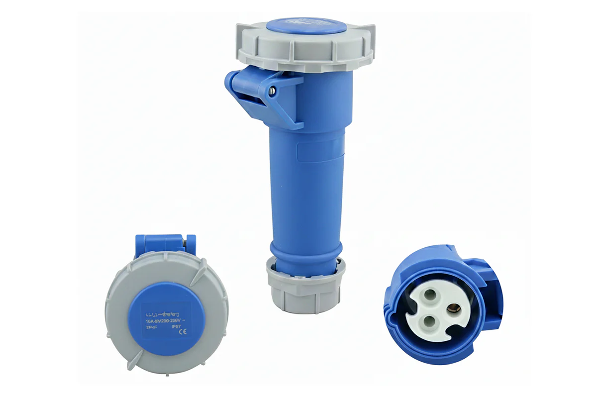 Caravan Lead Connector Plug (Female) 16A IP67 - Image 2
