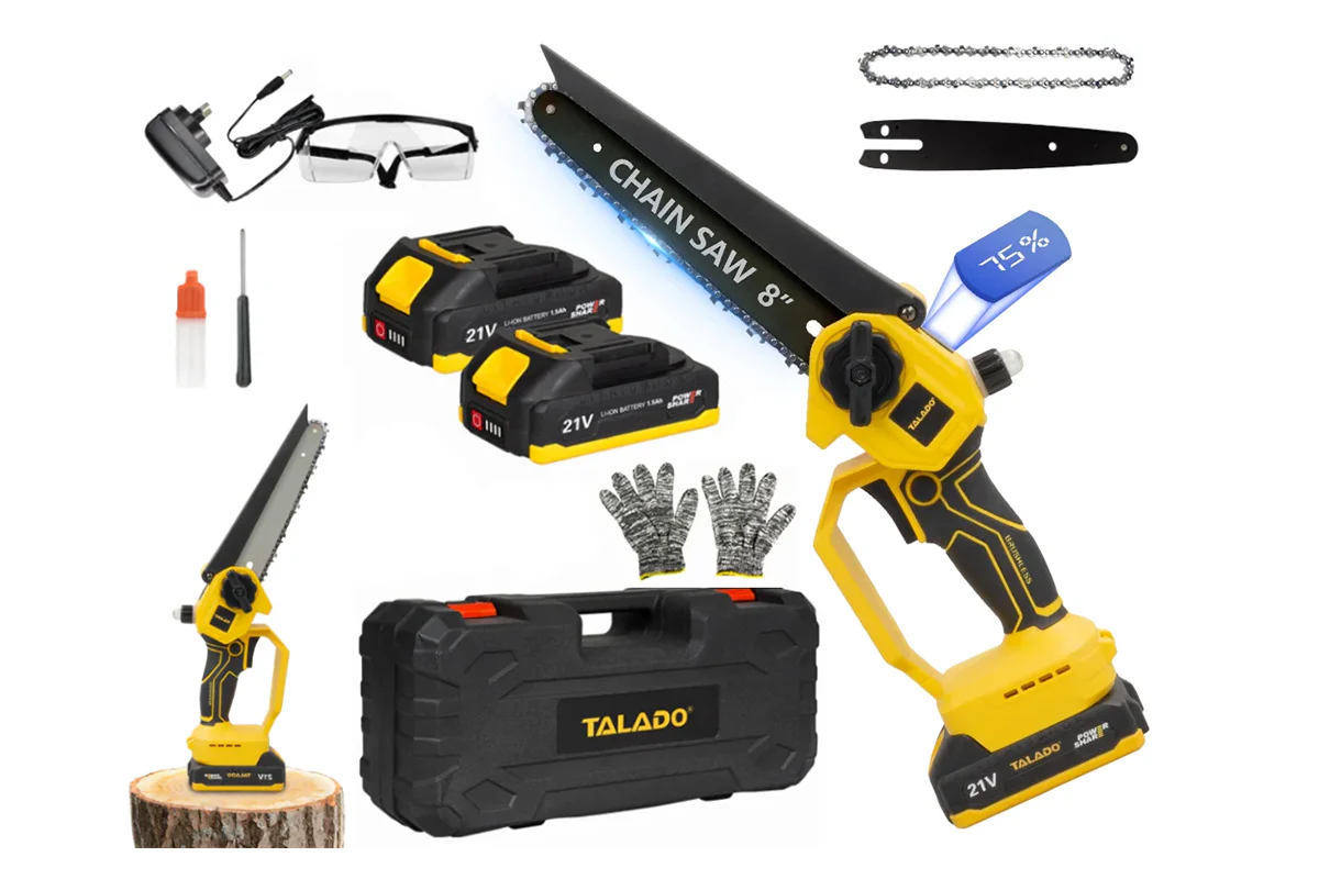 Mini Chain saw Cordless Power Chain Saws 8" - Image 2
