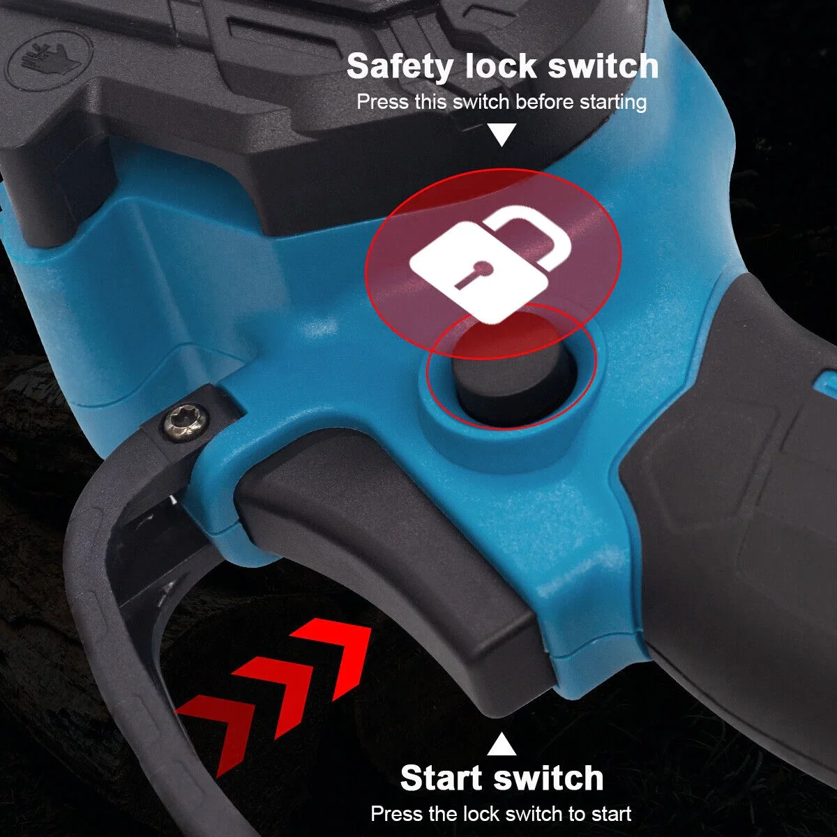 Mini Chain saw Cordless Power Chain Saws 4" - Image 4
