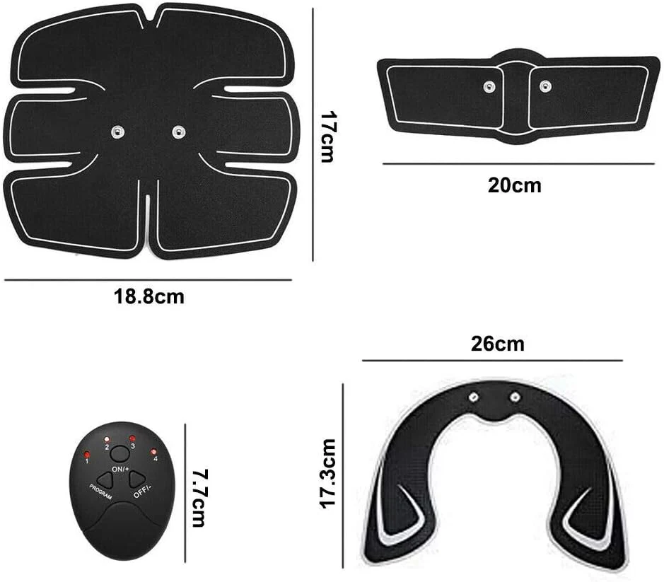 Abdominal Machine Electric Muscle Stimulator ABS Ems Trainer Fitness Weight - Image 5