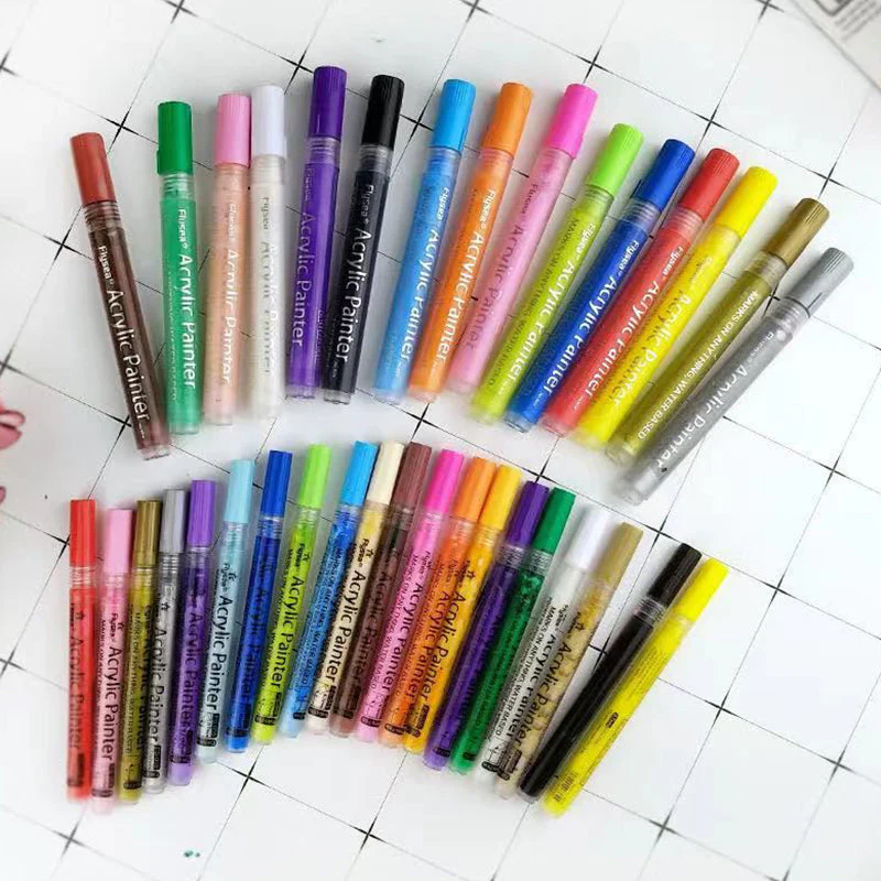 Acrylic Painter 35 Pcs Premium Waterproof Permanent Painter set - Image 4