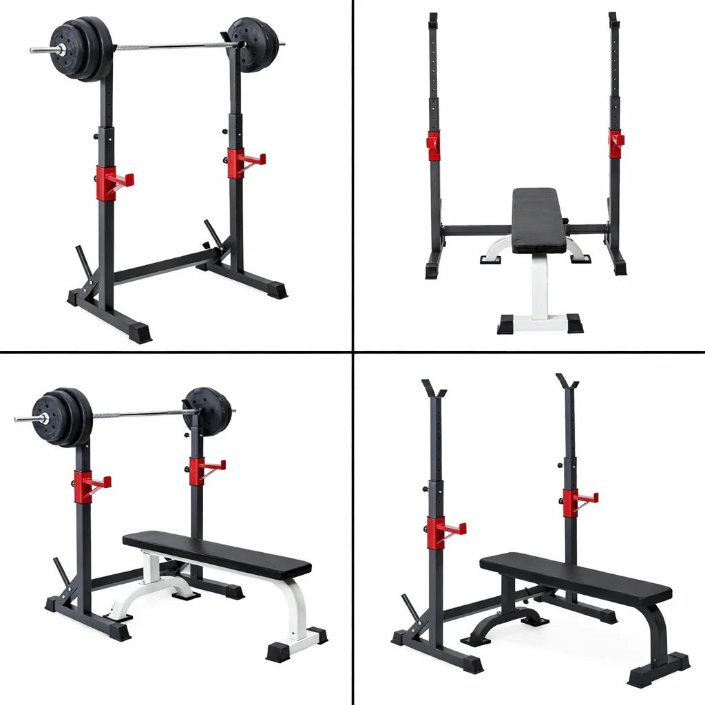 Adjustable Barbell Squat Rack Stand - Image 7