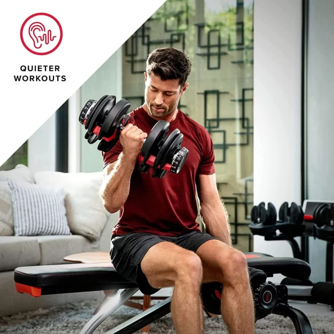 Adjustable Dumbbells 24Kg Pair - Image 13