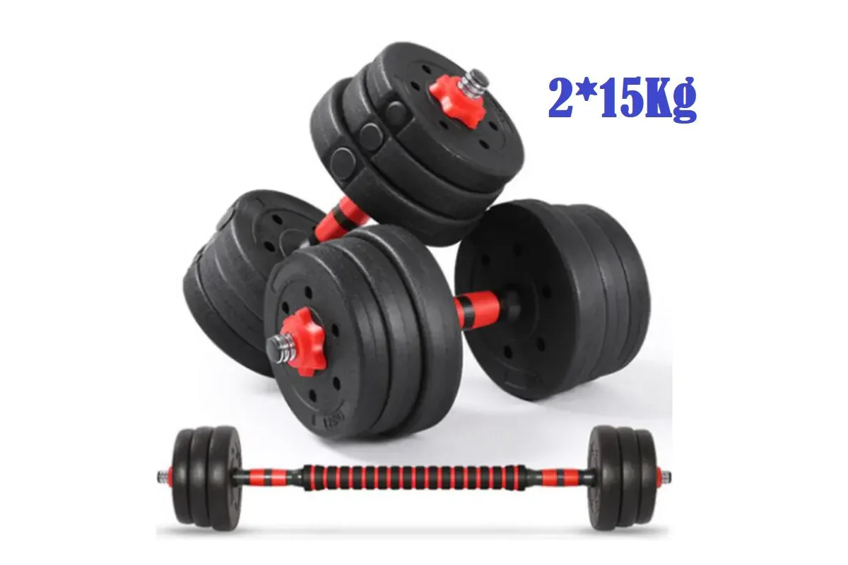 Adjustable Dumbbells 2X15kg Dumbbell - Image 3