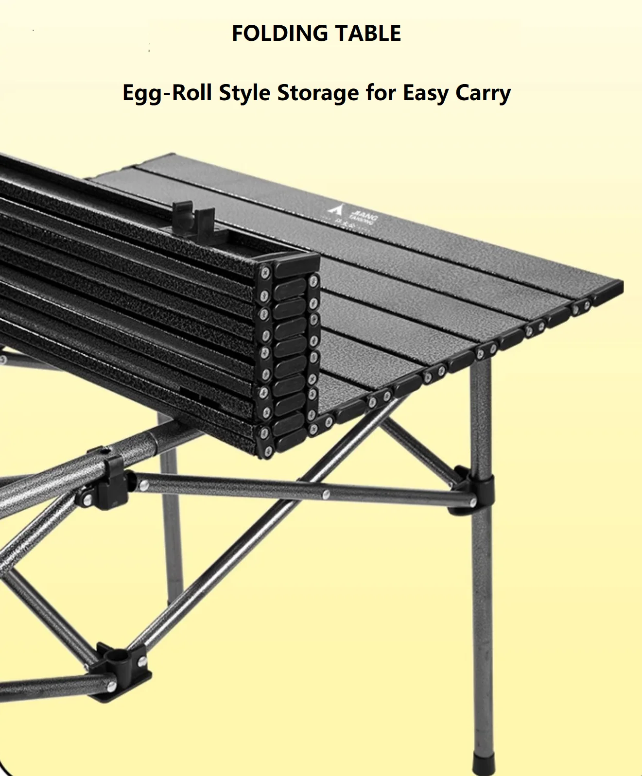 Adjustable Folding Camping Table – Portable Outdoor Table 51cm - Image 4