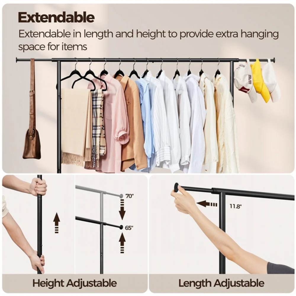 Adjustable Garment Rack & Organizer Clothes Rack - Image 10