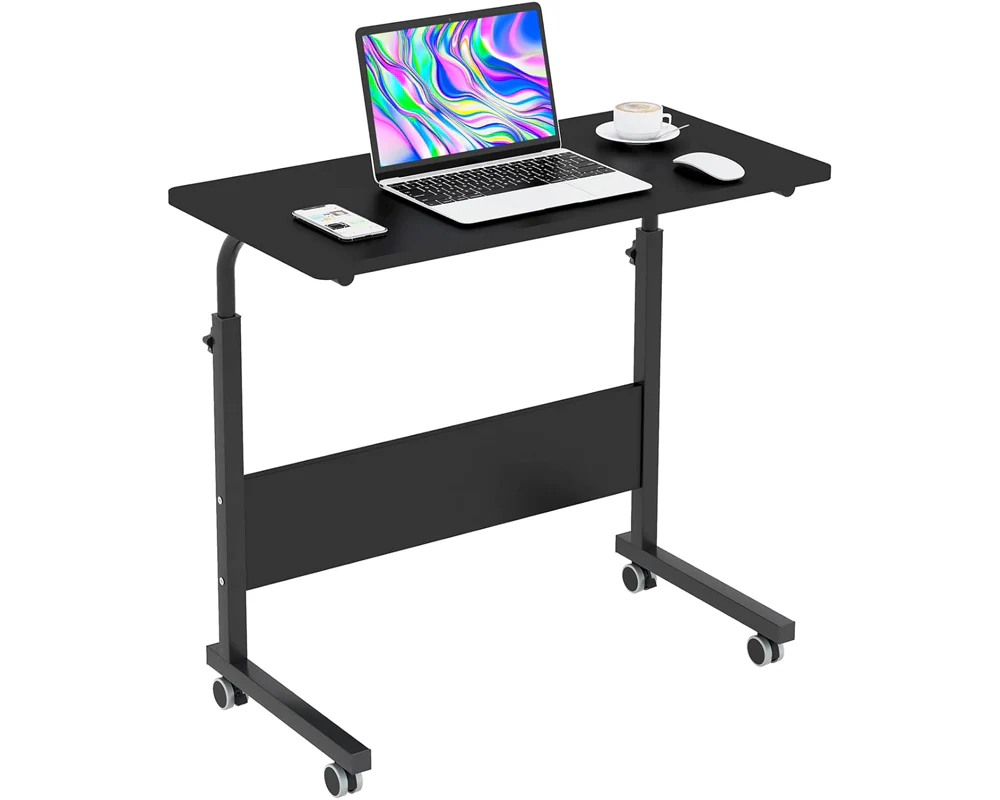 Adjustable Laptop Table Desk Stand with Wheels - Image 7