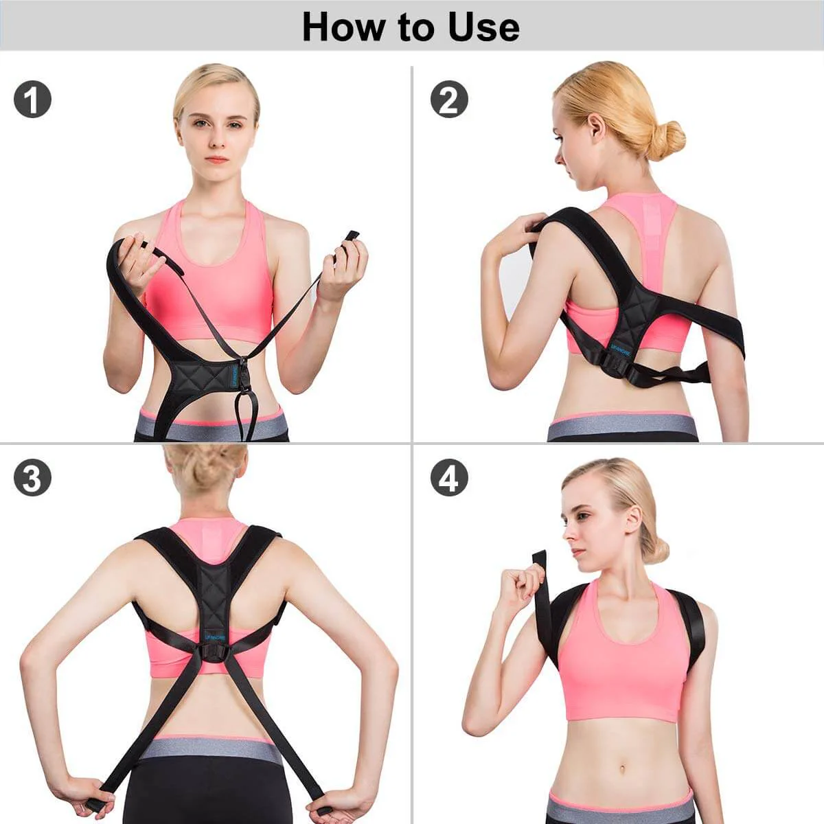 Adjustable Posture Corrector Back Support XL - Image 8