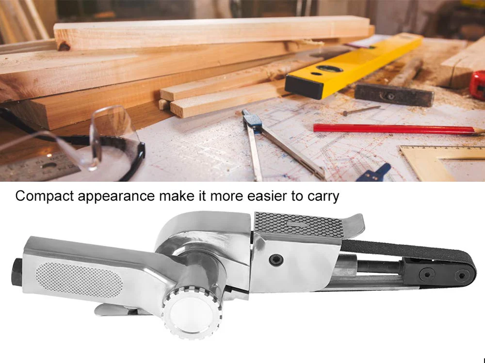 Air Belt Sander with Sanding Belts (Pneumatic Tool) - Image 11