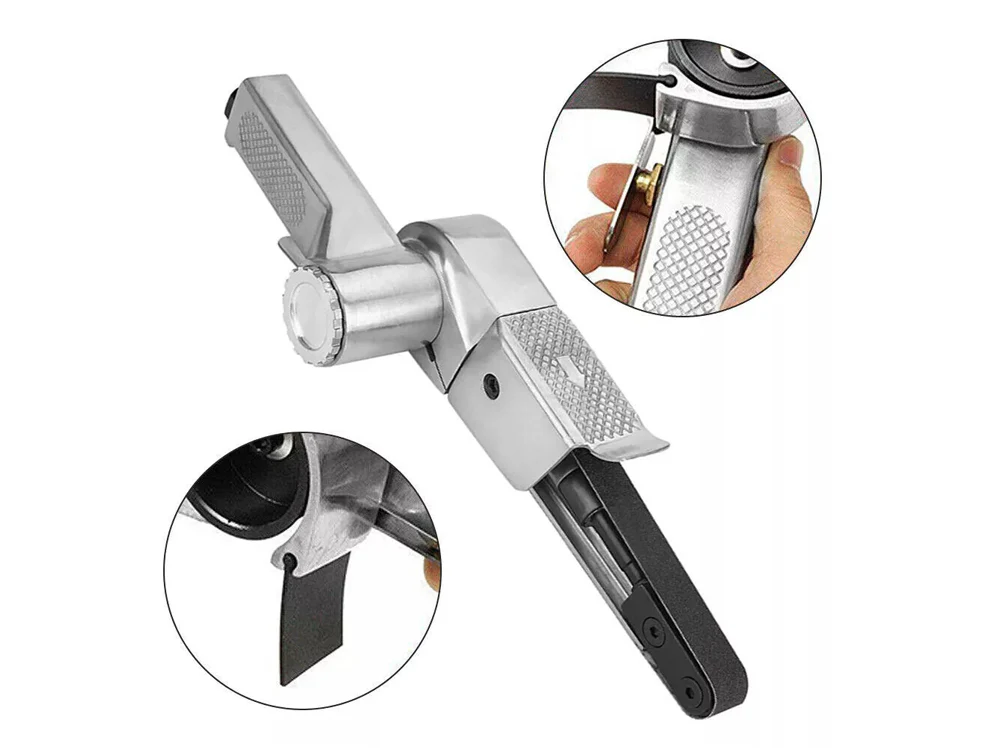 Air Belt Sander with Sanding Belts (Pneumatic Tool) - Image 16
