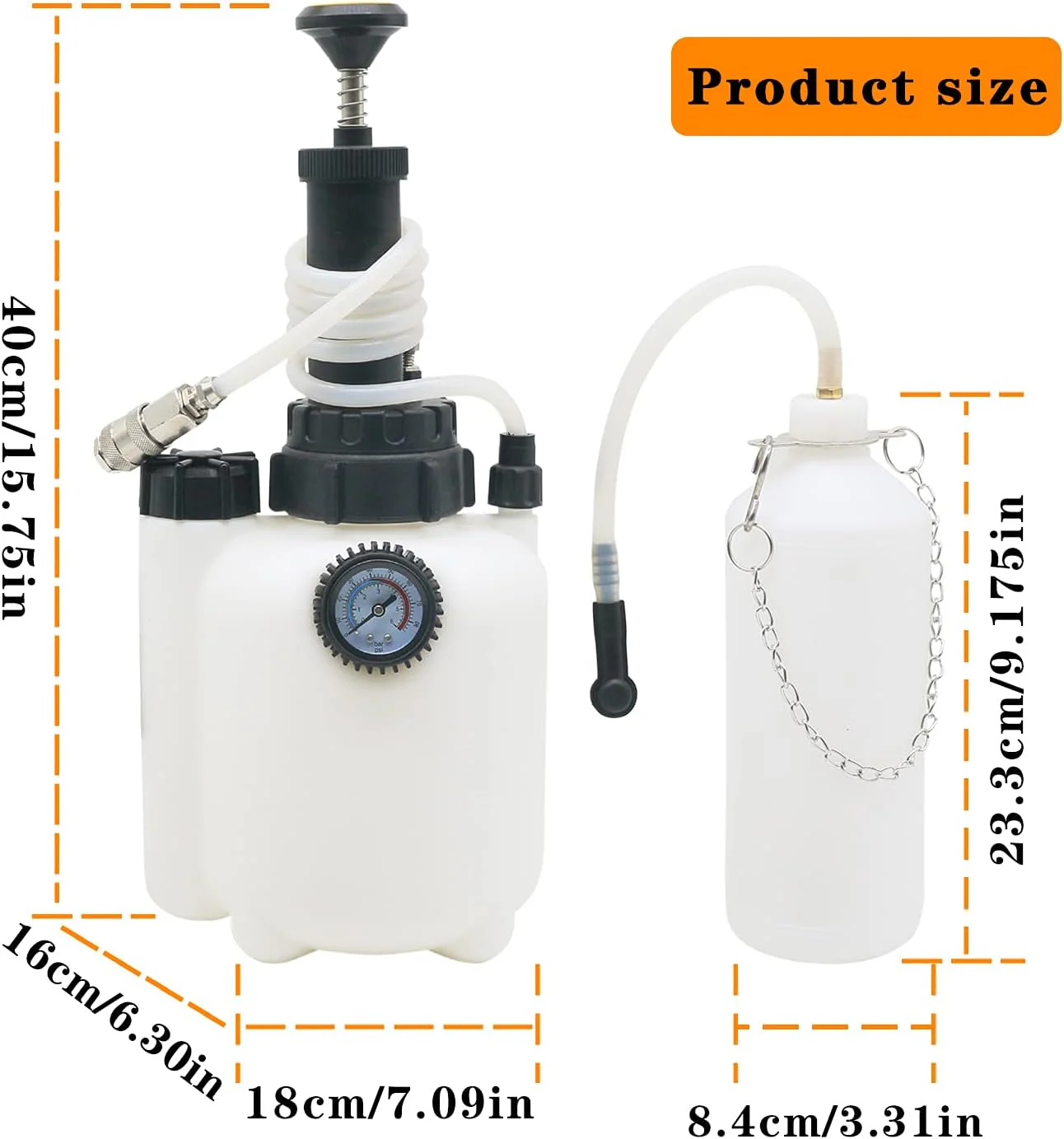 Car Brake Fluid Bleeder Tool Brake Oil Replacement Kit - Image 5