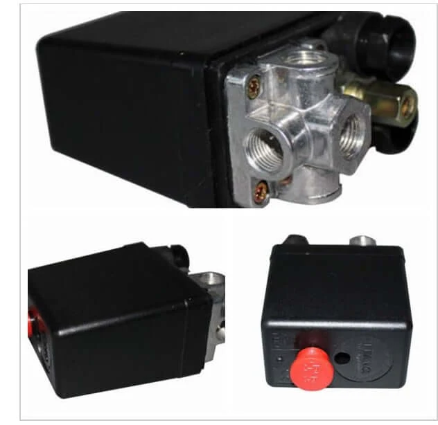 Air Compressor Pressure Switch 115 PSI 4 Port 1/4 NPT - Image 2