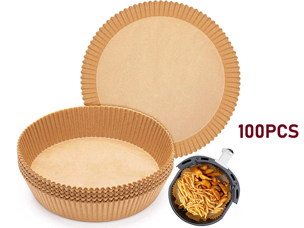 Air Fryer Disposable Paper Liner Non-Stick Air Fryer Paper Liner 100pcs - Image 4