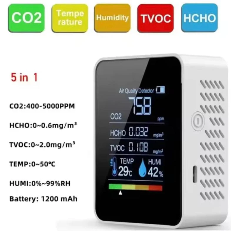 Air Quality Monitor - 5 in 1 - Image 2