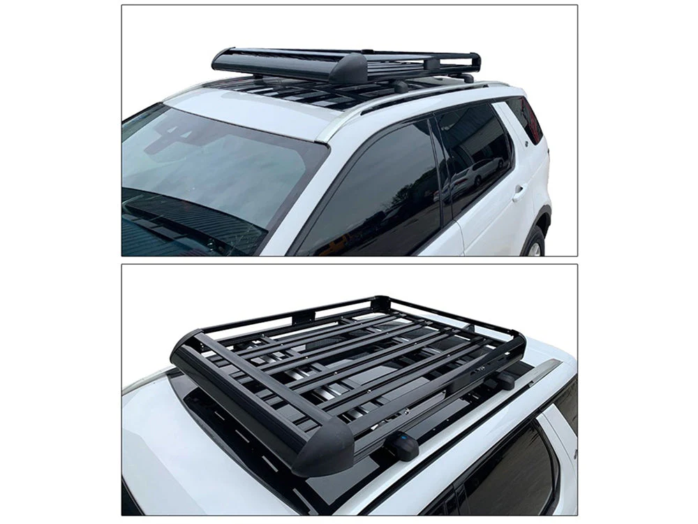Aluminium Roof Rack Basket Tray Luggage Cargo Carrier 100*140cm - Image 3