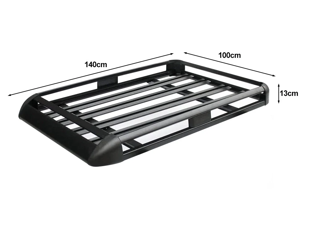 Aluminium Roof Rack Basket Tray Luggage Cargo Carrier 100*140cm - Image 6