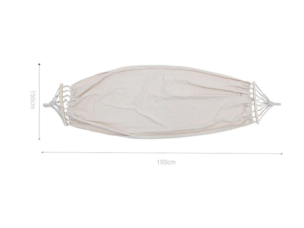 Anti-Rollover Canvas Fabric Hammock - Image 7