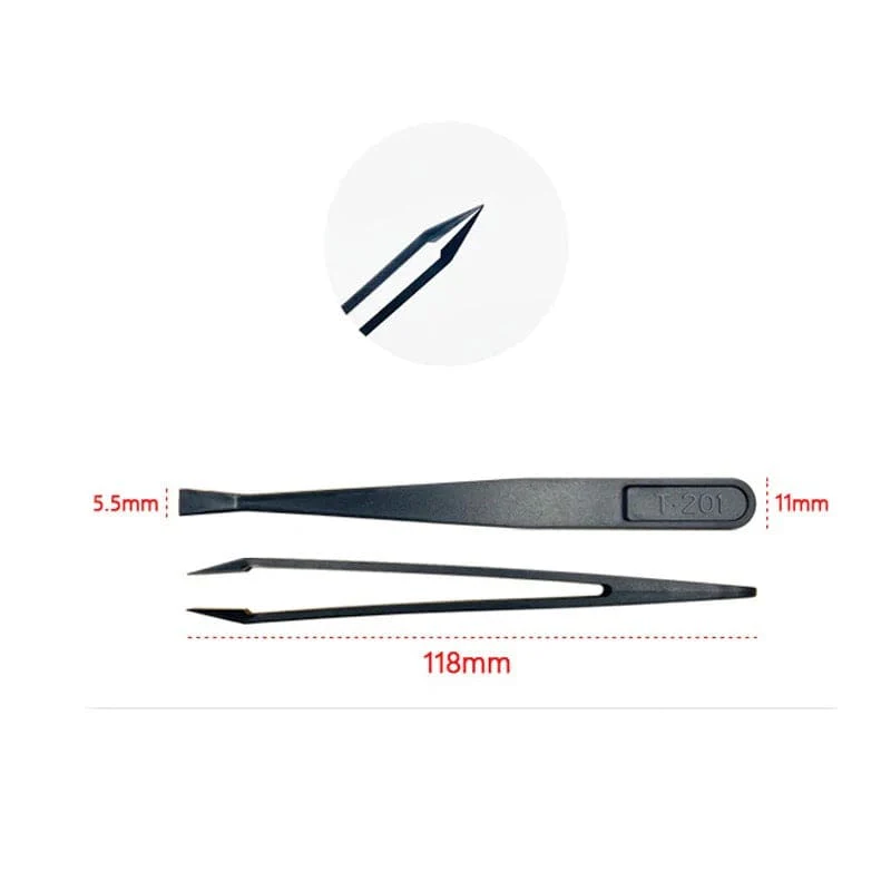 Anti-static Plastic Tweezers (8 piece) - Image 12