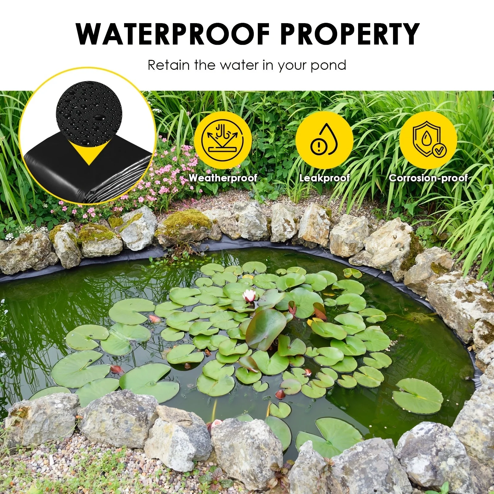 Pond Liner 5x6m 0.5mm LDPE - Image 11