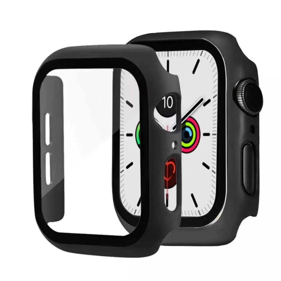 Protective Case for Apple Watch Series 7 (41mm) (Black) - Image 6