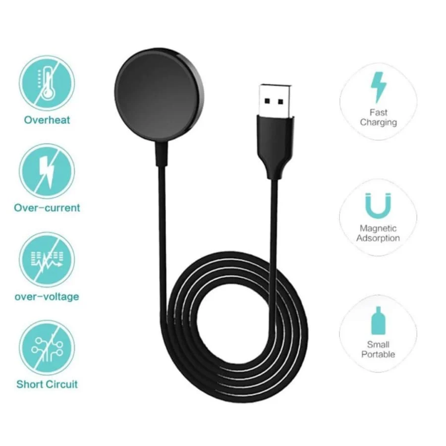 USB Wireless Charger for Apple Watch (Black) - Image 3