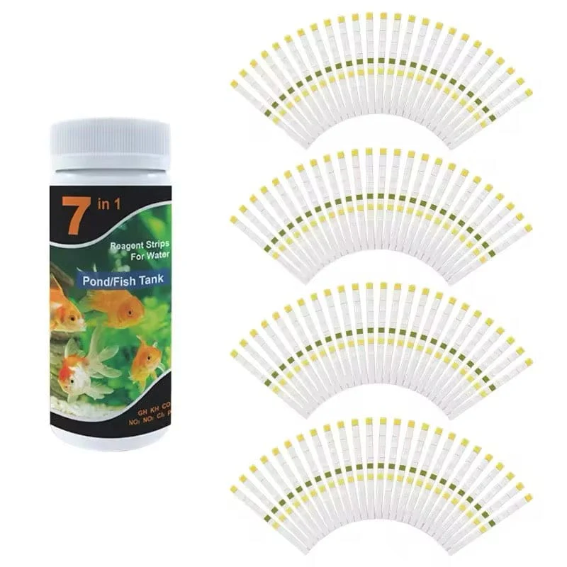 Aquarium Water Quality Test Strips (7 Parameters) - Image 2