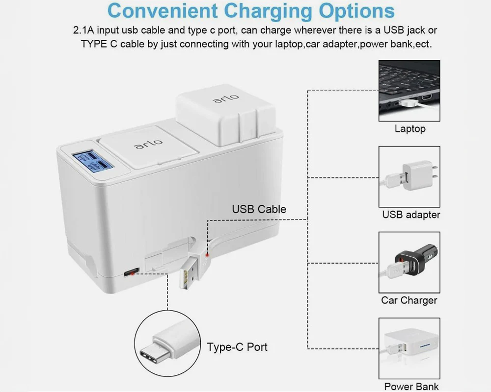 Arlo Battery Charger for Arlo Pro, Arlo Pro 2, Arlo Go - Image 7