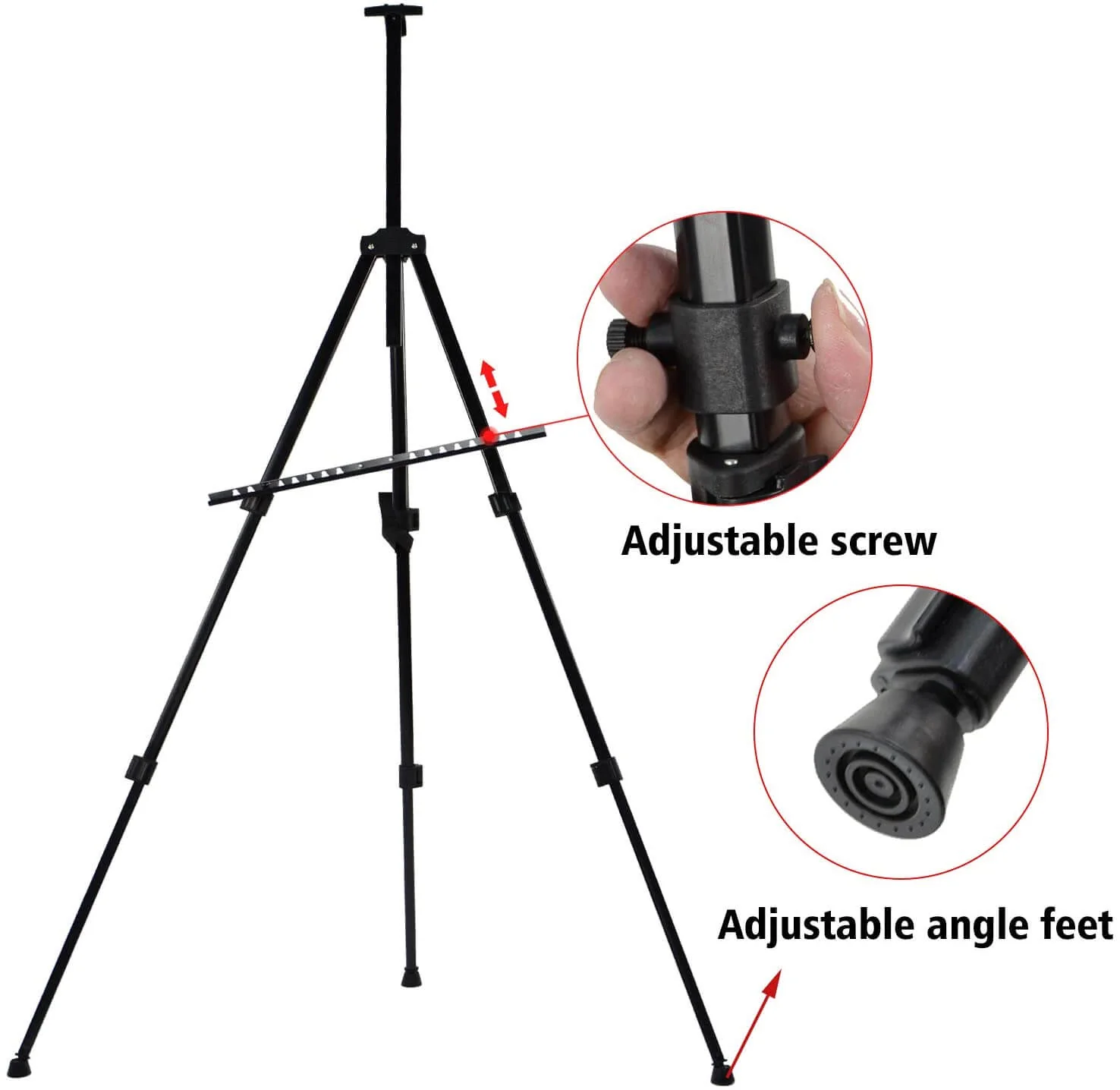 Art Easel Aluminum Metal Tripod - Image 6